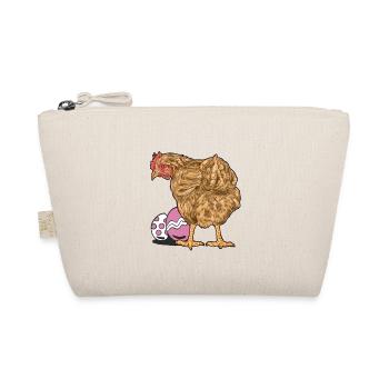 Chicken, Poultry, Poultry, Eggs, Egg, Easter, Easter Egg - Organic Pouch - nature - Front