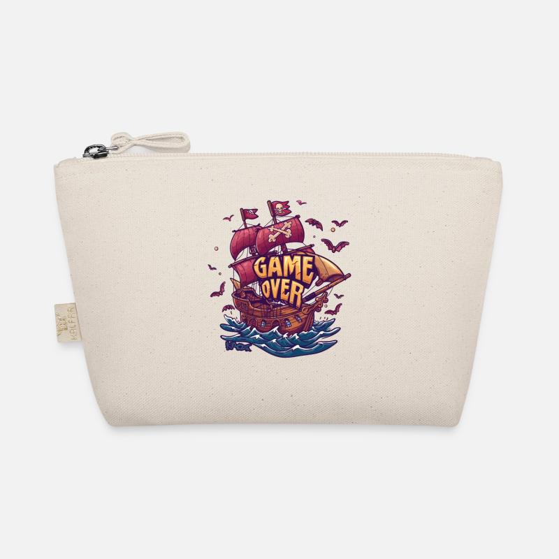 Gaming Gamer Game About Pirate Ship Organic Pouch