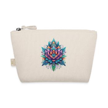Mandala Lotus Spirituelles Aesthetic Design - Bio-Täschchen - Natur - Vorne