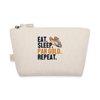 Eat Sleep Pan Gold Repeat Prospecting Miner Gold - Organic Pouch - nature - Front