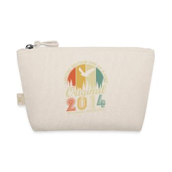 Original 2014 Jahrgang Vintage Geburtstag Geschenk - Bio-Täschchen - Natur - Vorne