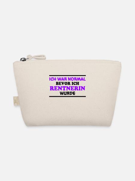 Rentnerin Spruch Ruhestand Oma Rentnerin Geschenk - Bio-Täschchen - Natur
