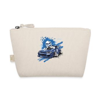 Impact Blue JDM Street Racer Car - Organic Pouch - nature - Front