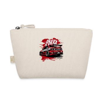 Japan Osaka Racing Car JDM Cartoon - Organic Pouch - nature - Front