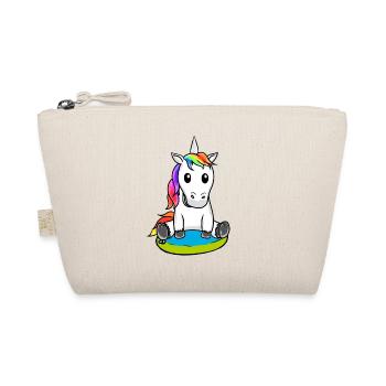 Unicorn Mythical Creature Swimming Ring Swimmer Child - Organic Pouch - nature - Front