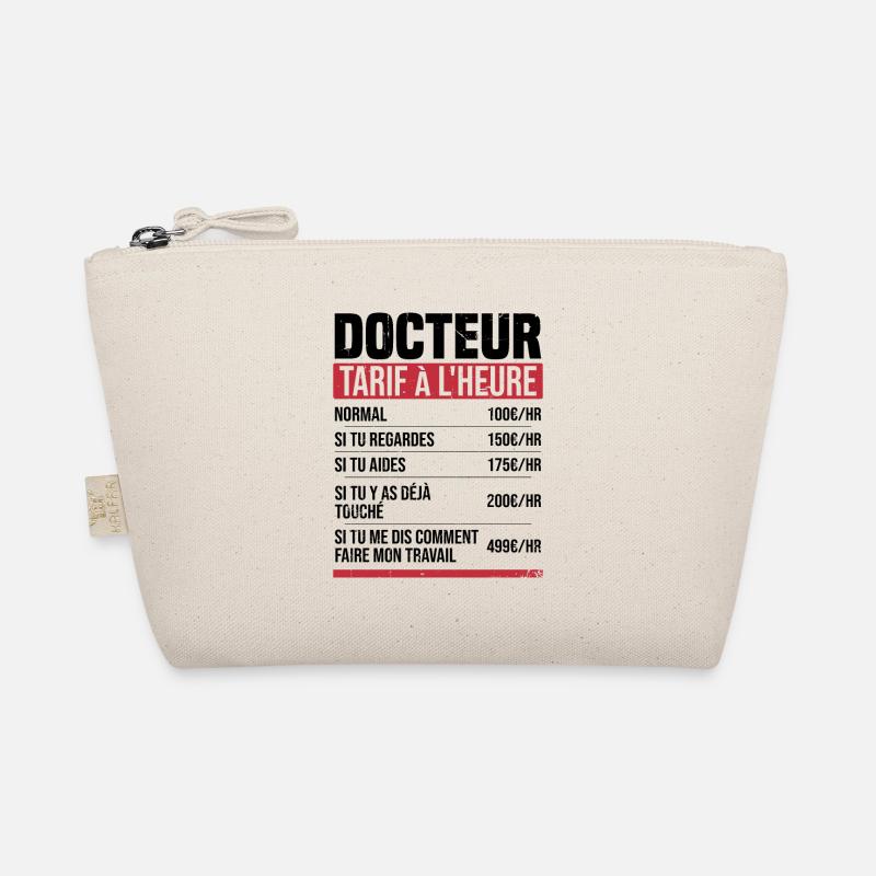 Doktor Stundensatz Humor Geschenkidee Bio-Täschchen