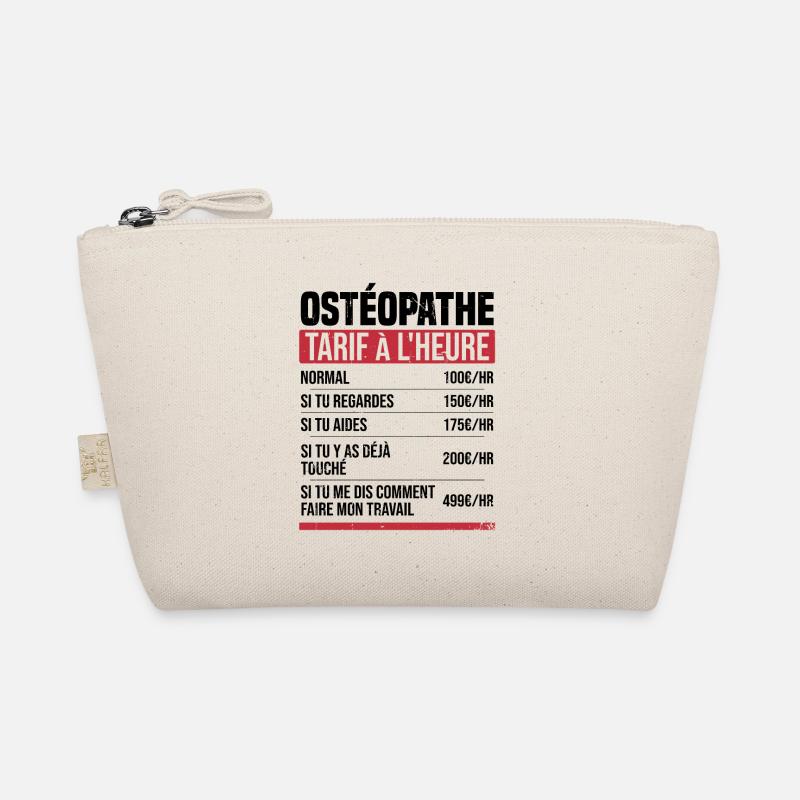Osteopath hourly rate gift idea humor Organic Pouch