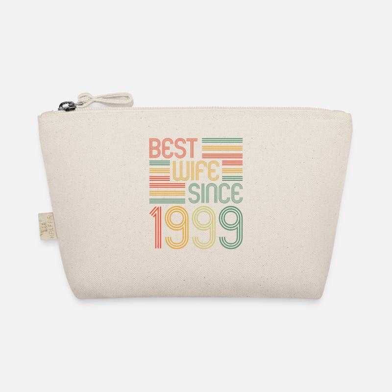 Beste Ehefrau seit 1999 25.Hochzeitstag Bio-Täschchen