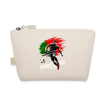 Football Portugal Flag Joueur Drapeau Grunge - Trousse biologique - nature - Devant