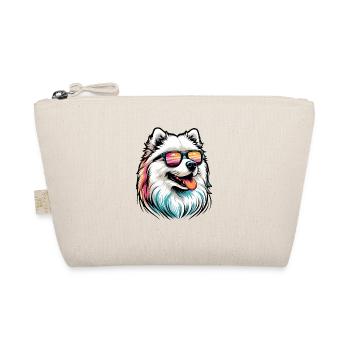 Samojeden Hund Geschenke Niedlicher Samojeden Hund Grafik - Bio-Täschchen - Natur - Vorne