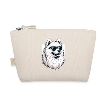 Samojeden Hund Geschenke Niedlicher Samojeden Hund Grafik - Bio-Täschchen - Natur - Vorne