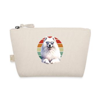 Samojeden Hund Geschenke Niedlicher Samojeden Hund Grafik - Bio-Täschchen - Natur - Vorne