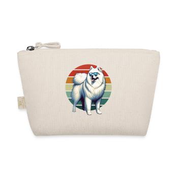 Samojeden Hund Geschenke Niedlicher Samojeden Hund Grafik - Bio-Täschchen - Natur - Vorne