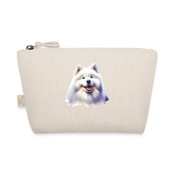 Samojeden Hund Geschenke Niedlicher Samojeden Hund Grafik - Bio-Täschchen - Natur - Vorne