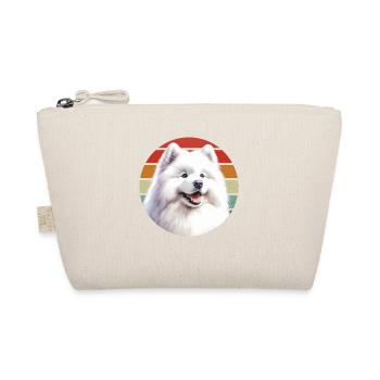 Samojeden Hund Geschenke Niedlicher Samojeden Hund Grafik - Bio-Täschchen - Natur - Vorne