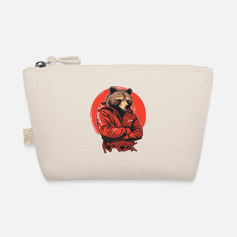 Parody Communist Comrade Bear in Tracksuit Organic Pouch