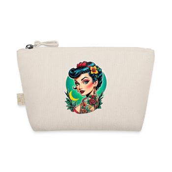 Rockabilly / Pin-up / Années 50 - Trousse biologique - nature - Devant
