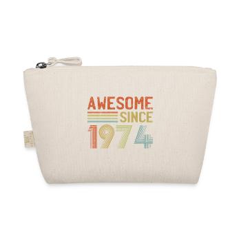 50th Birthday Vintage 1974 Classic Birthday 50 Yea - Organic Pouch - nature - Front