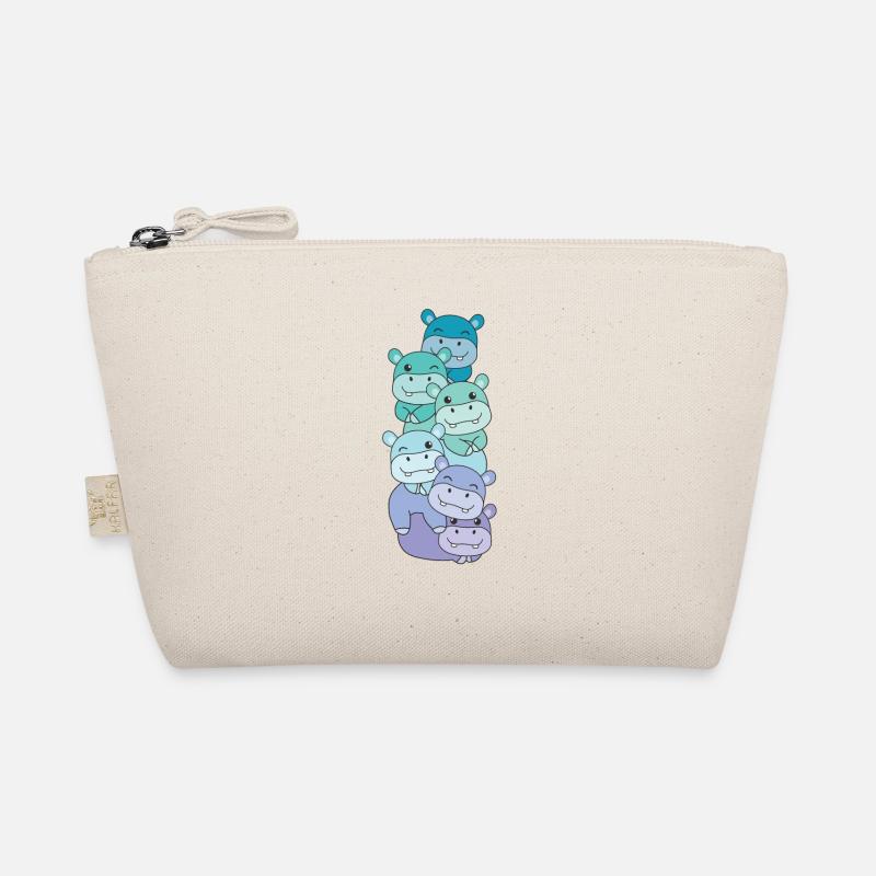 Neptunic drapeau fierté LGBTQ mignon hippopotame pile Trousse biologique