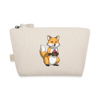 Fox Cupcake - Organic Pouch - nature - Front