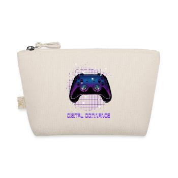Gamers Video Gaming Geek Console Game Controller - Organic Pouch - nature - Front