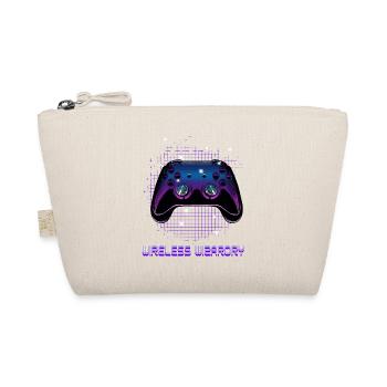 Gamers Video Gaming Geek Console Game Controller - Organic Pouch - nature - Front