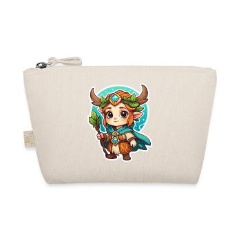 Druid Cute Illustration - Organic Pouch - nature - Front
