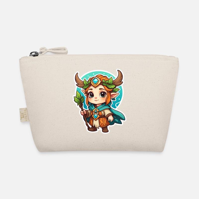 Druid Cute Illustration Organic Pouch