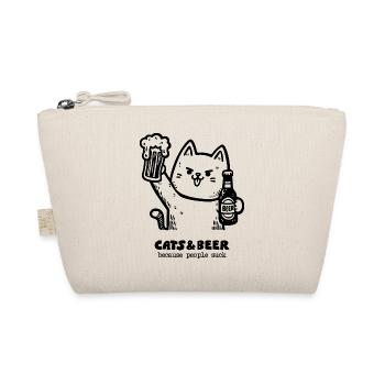 Cats and beer 1 - Organic Pouch - nature - Front