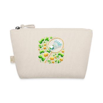 Badminton Kleeblatt St. Patricks Day Badmintoner - Bio-Täschchen - Natur - Vorne