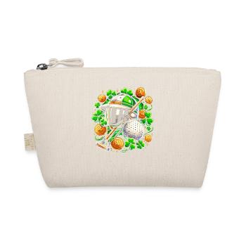 Polo Kleeblatt St. Patricks Day Reiter - Bio-Täschchen - Natur - Vorne