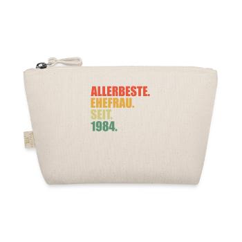 Meilleure épouse depuis 1984 40e anniversaire de mariage - Trousse biologique - nature - Devant