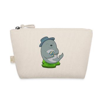 Seal Volleyball Player Volleyball - Organic Pouch - nature - Front