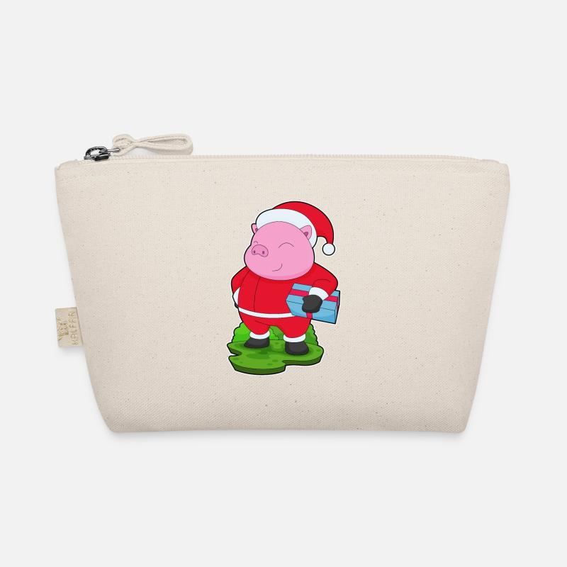 Pig Christmas Package Organic Pouch