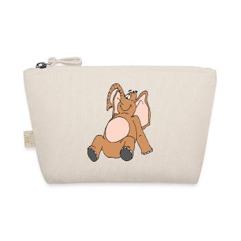 Un éléphant rieur au ventre rose. - Trousse biologique - nature - Devant