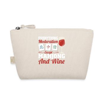 Cadeau pour les fans de Mahjong - Trousse biologique - nature - Devant