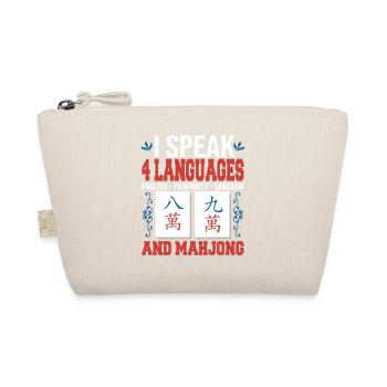 Cadeau pour les fans de Mahjong - Trousse biologique - nature - Devant