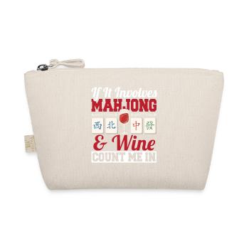 Cadeau pour les fans de Mahjong - Trousse biologique - nature - Devant