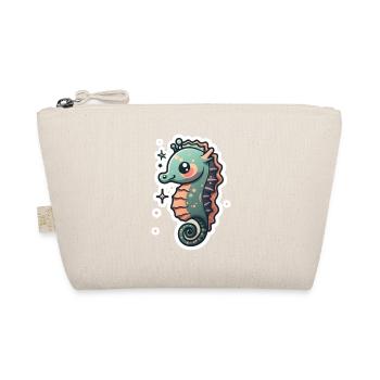 Seahorse Lover - Organic Pouch - nature - Front