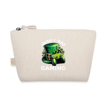 Irlandais J’étais Gaming St Patricks Day Video Gamer - Trousse biologique - nature - Devant