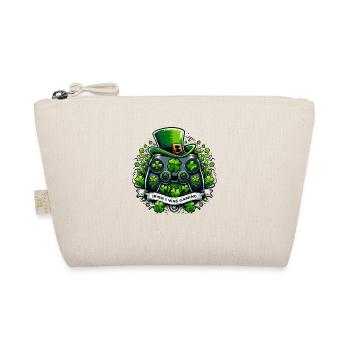 Irlandais J’étais Gaming St Patricks Day Video Gamer - Trousse biologique - nature - Devant