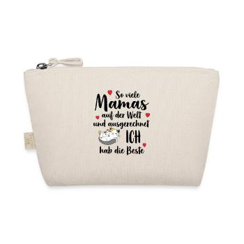 So Viele Mamas Ich Hab Die Beste Beste Mama - Bio-Täschchen - Natur - Vorne