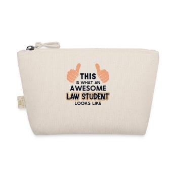 This Is What An Awesome Law Student Looks Like - Organic Pouch - nature - Front