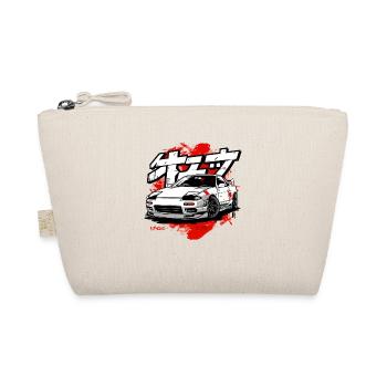 JDM Sport Racing Car Anime Cartoon Street Racer - Organic Pouch - nature - Front