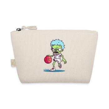 Lustiger Bonbon-Farben Zombie Basketball Spieler - Bio-Täschchen - Natur - Vorne