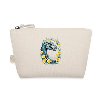 Trex Dinosaur Daffodils - Organic Pouch - nature - Front