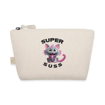 Monstre chat super mignon avec une longue langue - Trousse biologique - nature - Devant