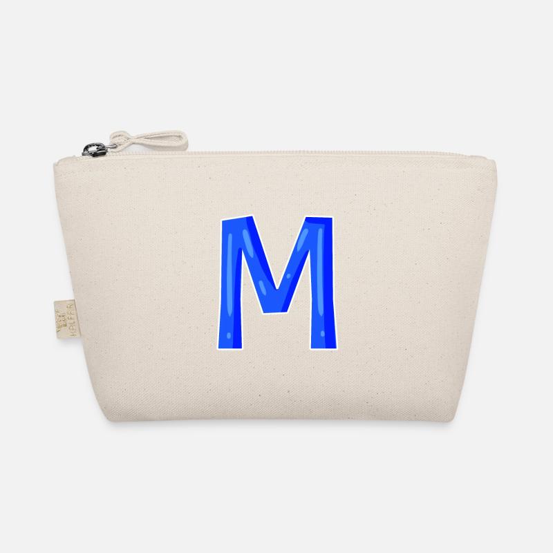 Letter M - Initial Letter M Organic Pouch