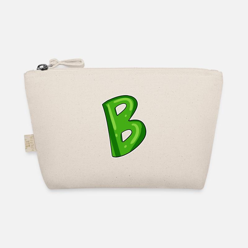 Buchstabe B - Anfangsbuchstabe B Bio-Täschchen