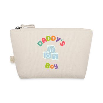 Daddys Boy Blöcke - Bio-Täschchen - Natur - Vorne
